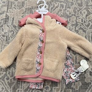 Daisy Fuentes Pink and Cream Kids Matching Set